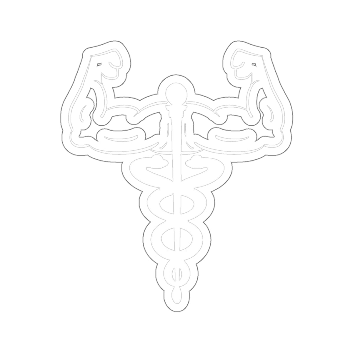 White Kiss-Cut Stickers