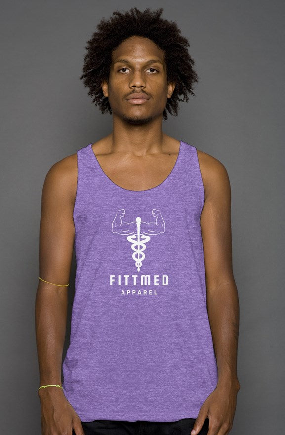 triblend tank purple