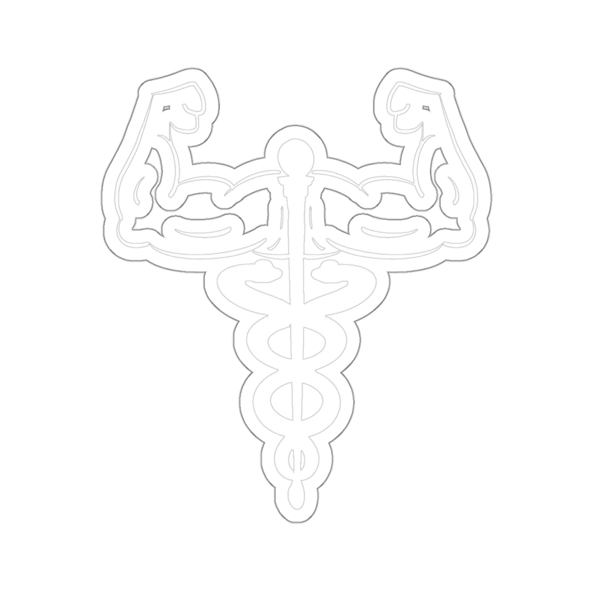 White Kiss-Cut Stickers