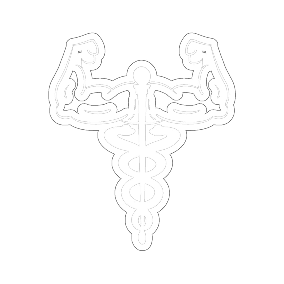 White Kiss-Cut Stickers