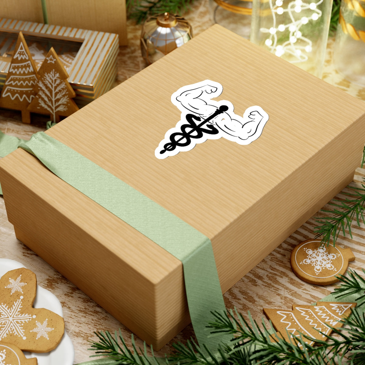 Black Kiss-Cut Stickers